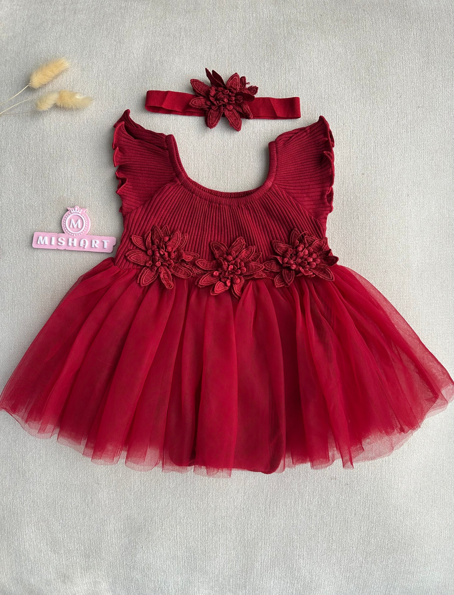 Maroon royal tutu dress