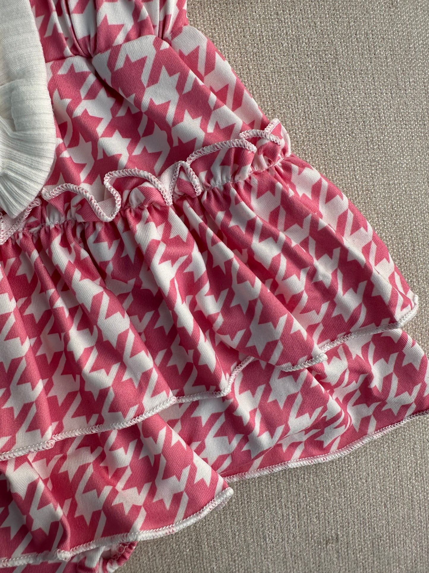 Beautiful pink romper dress