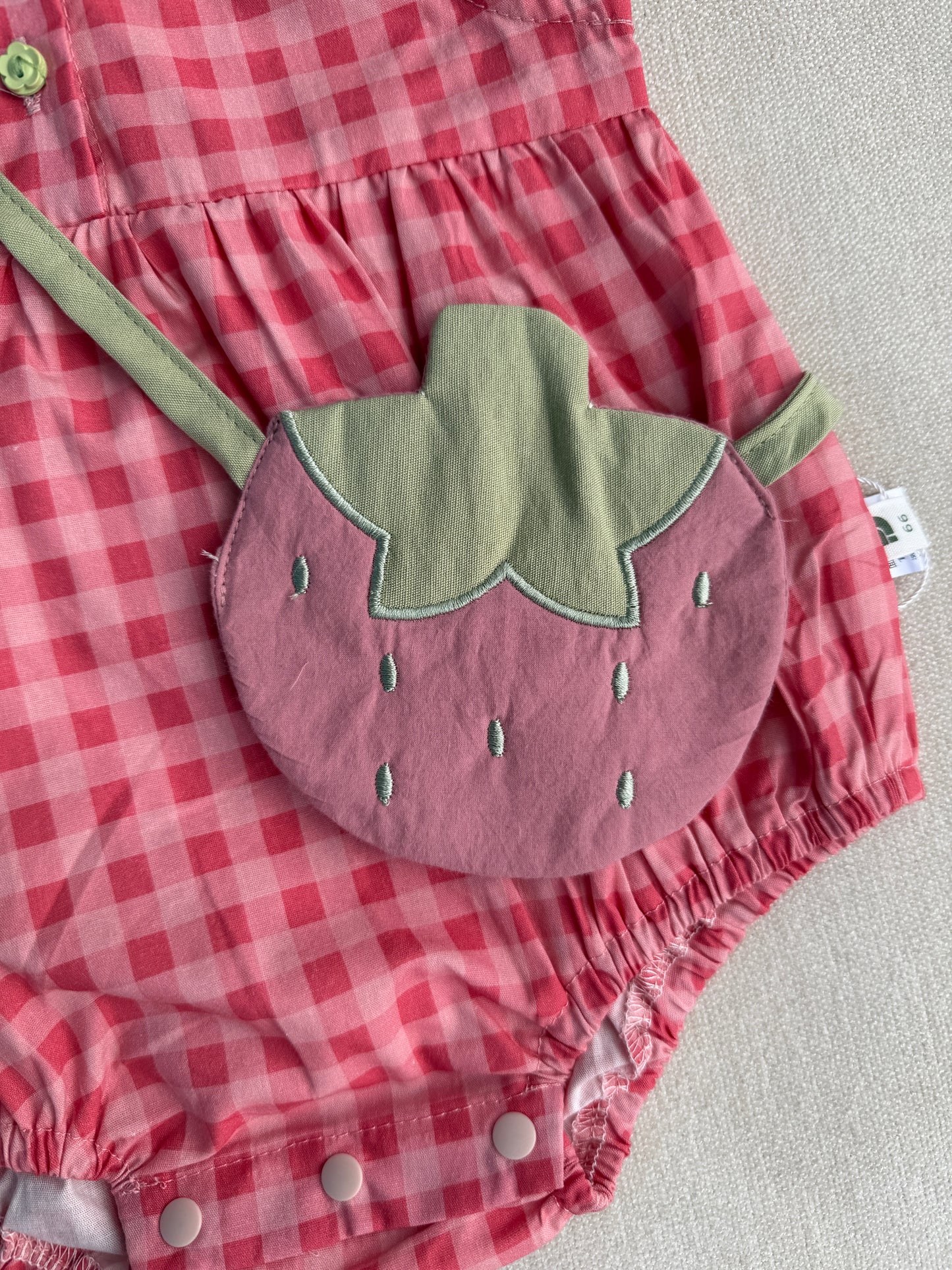 Strawberry romper set