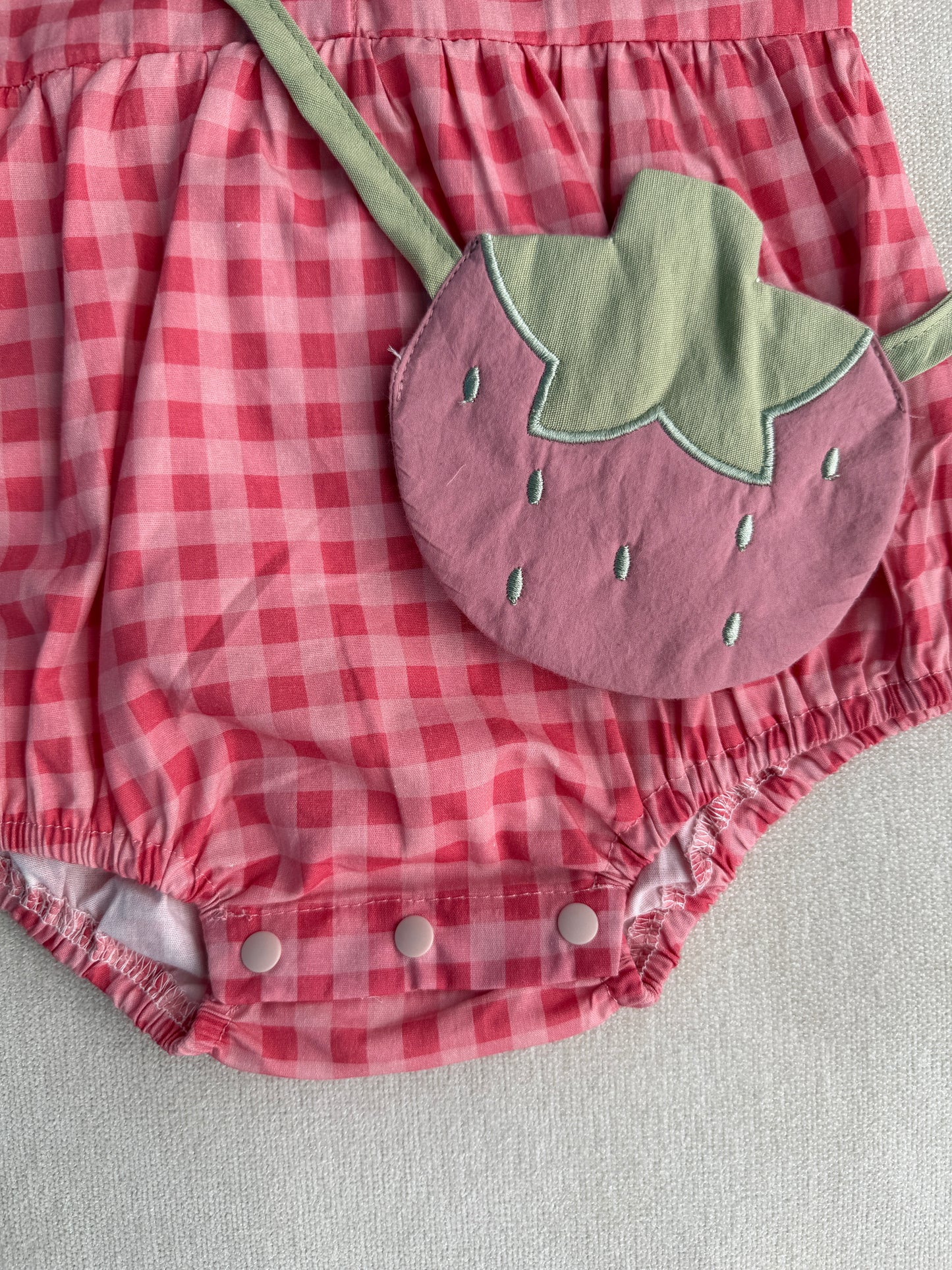 Strawberry romper set