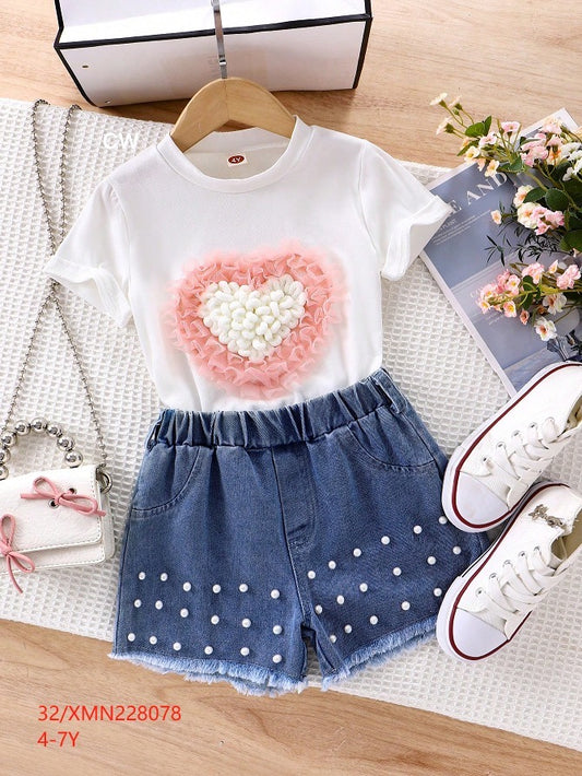 Tshirt & denim pant