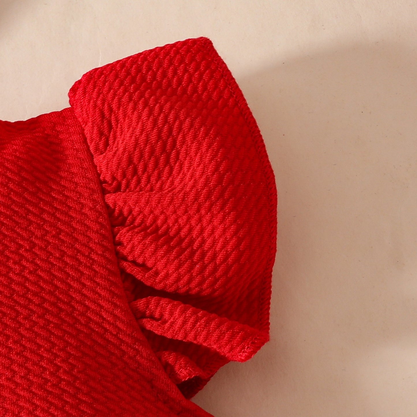 Red love cute dress with shrug & headband