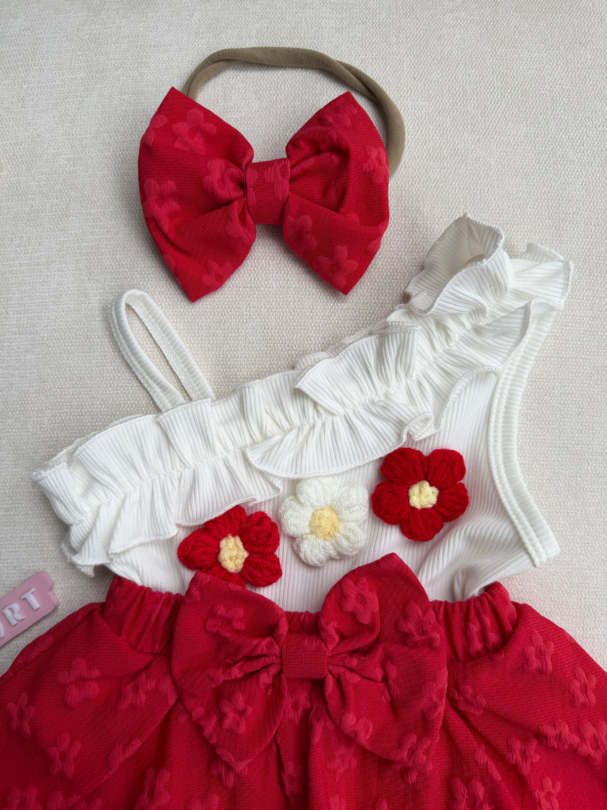🌺Red Blossom romper Set ❤️