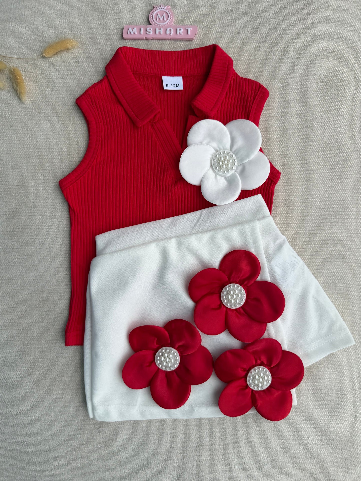 Flower skirt set