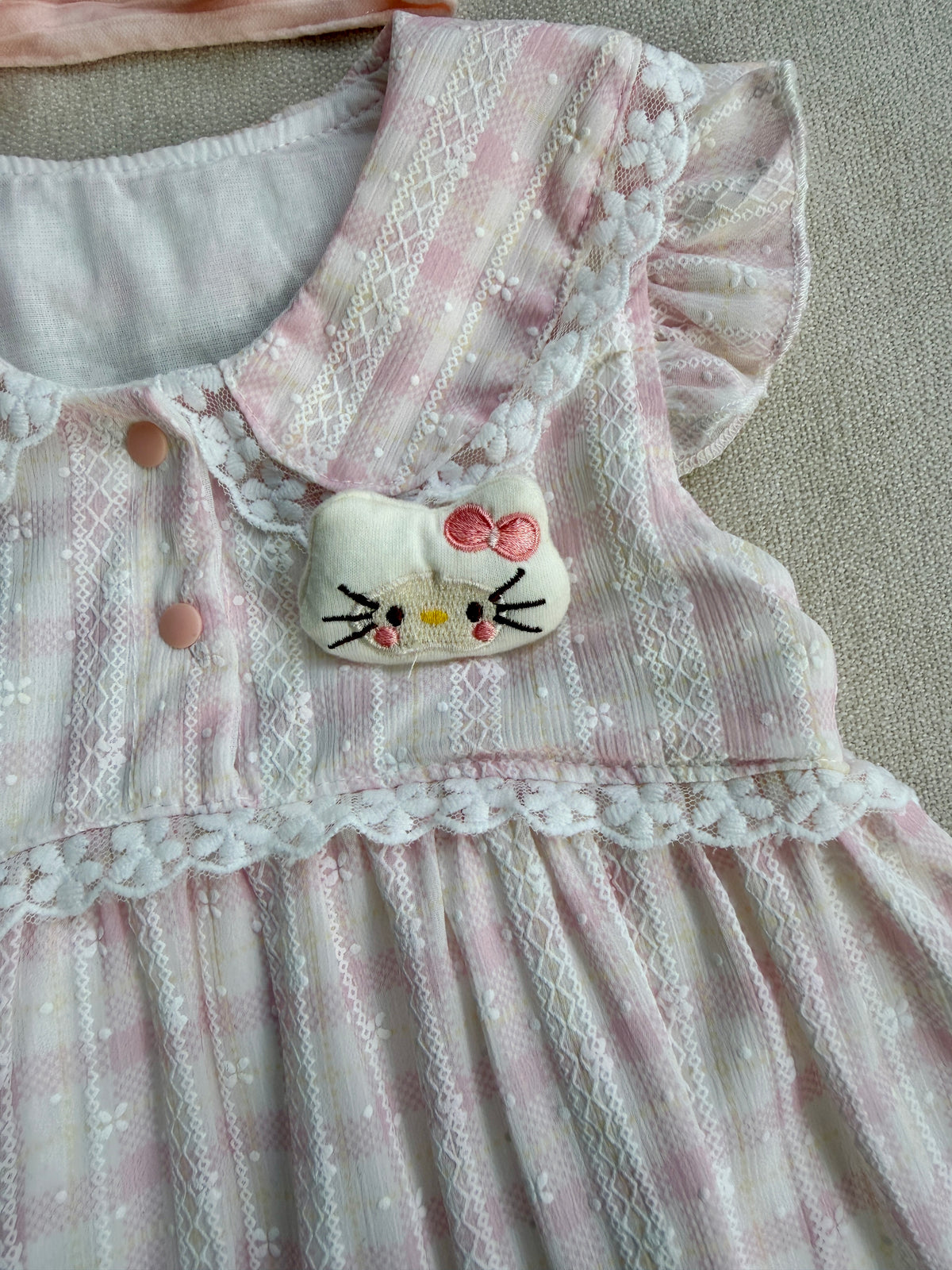 Sweet pink Hello Kitty Dress full set