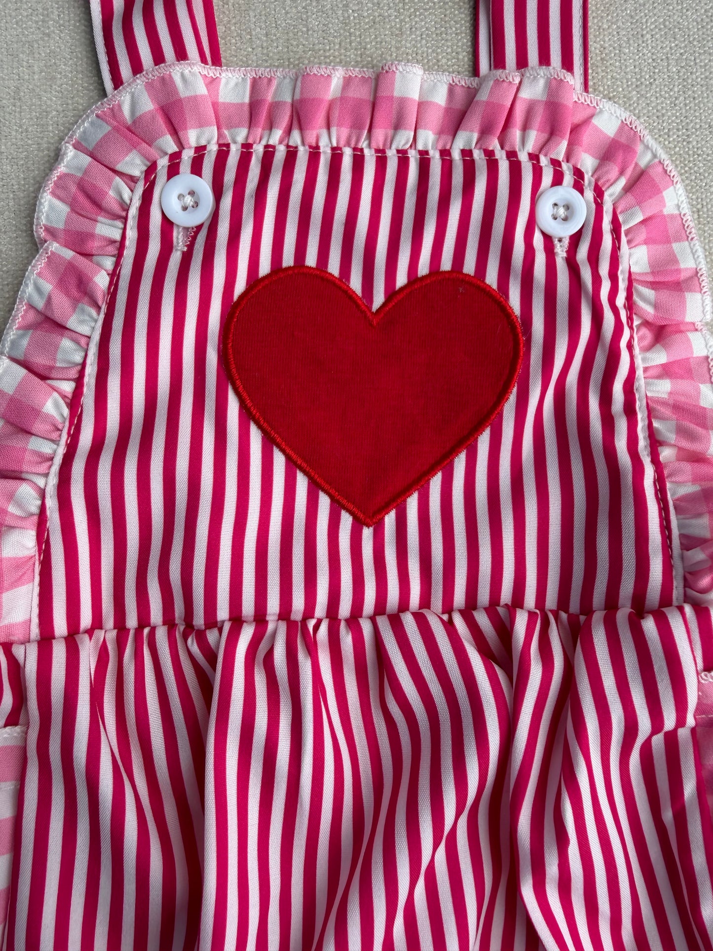 Sweetheart Stripe Romper