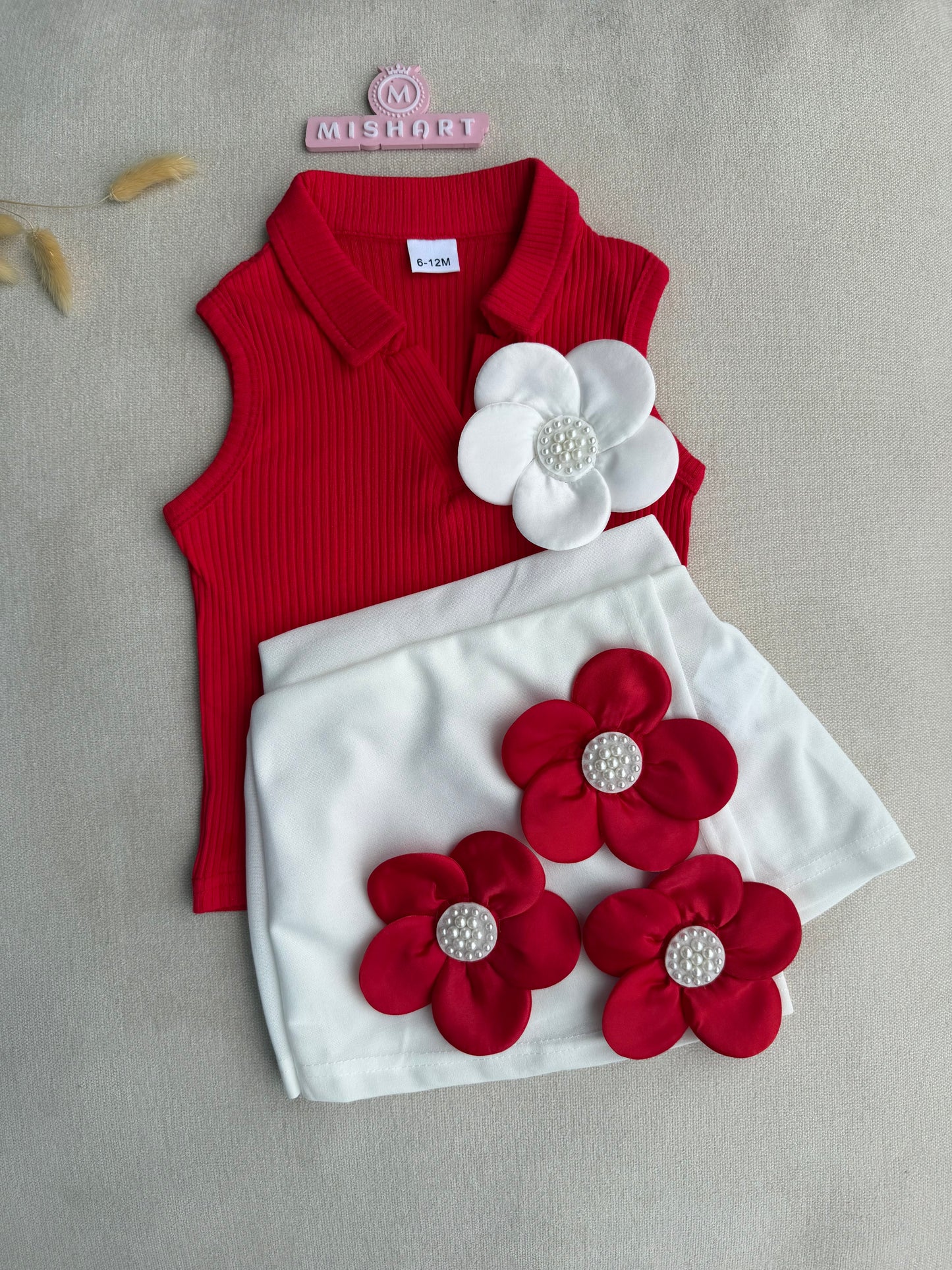 Flower skirt set