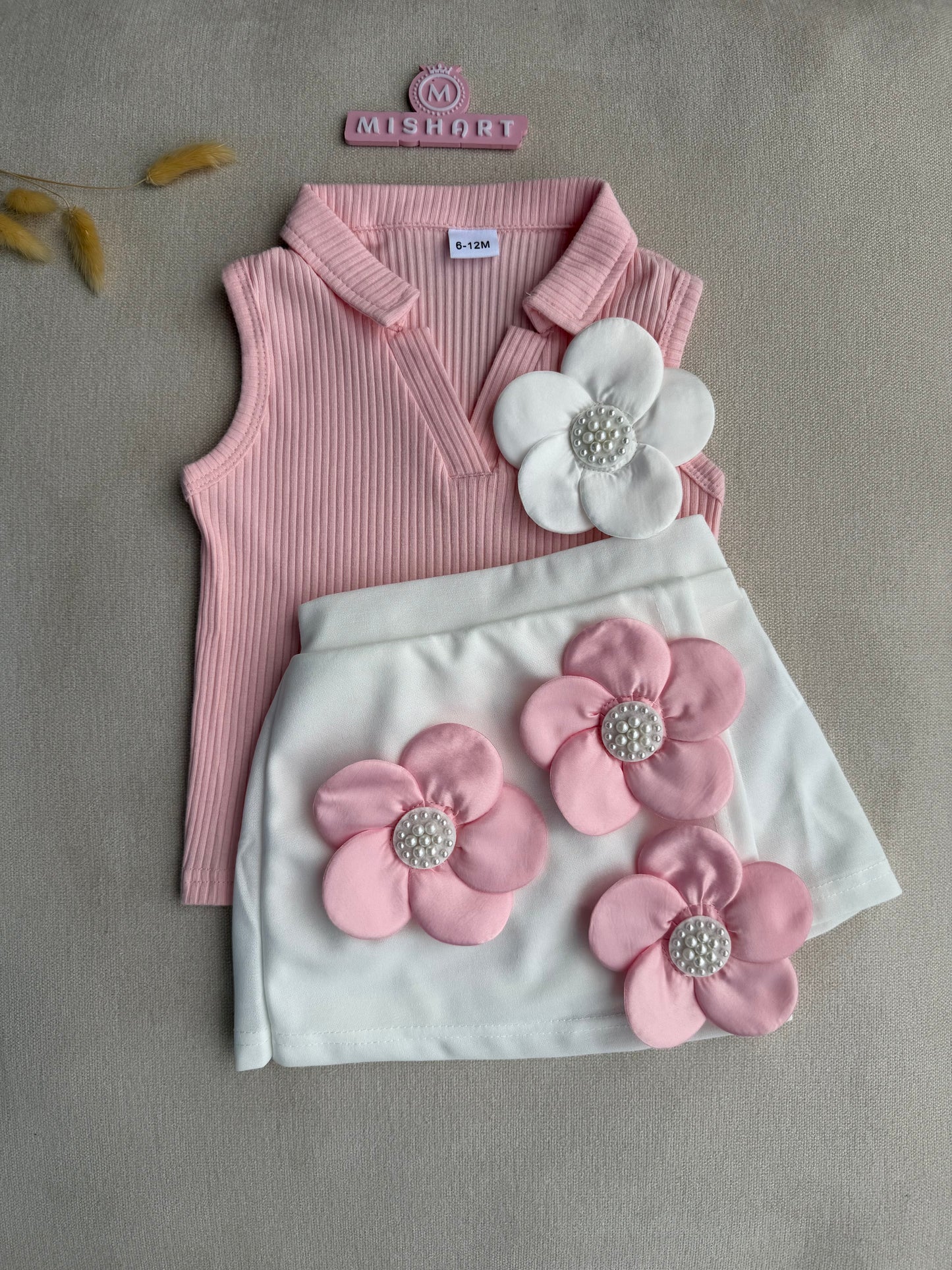 Flower skirt set