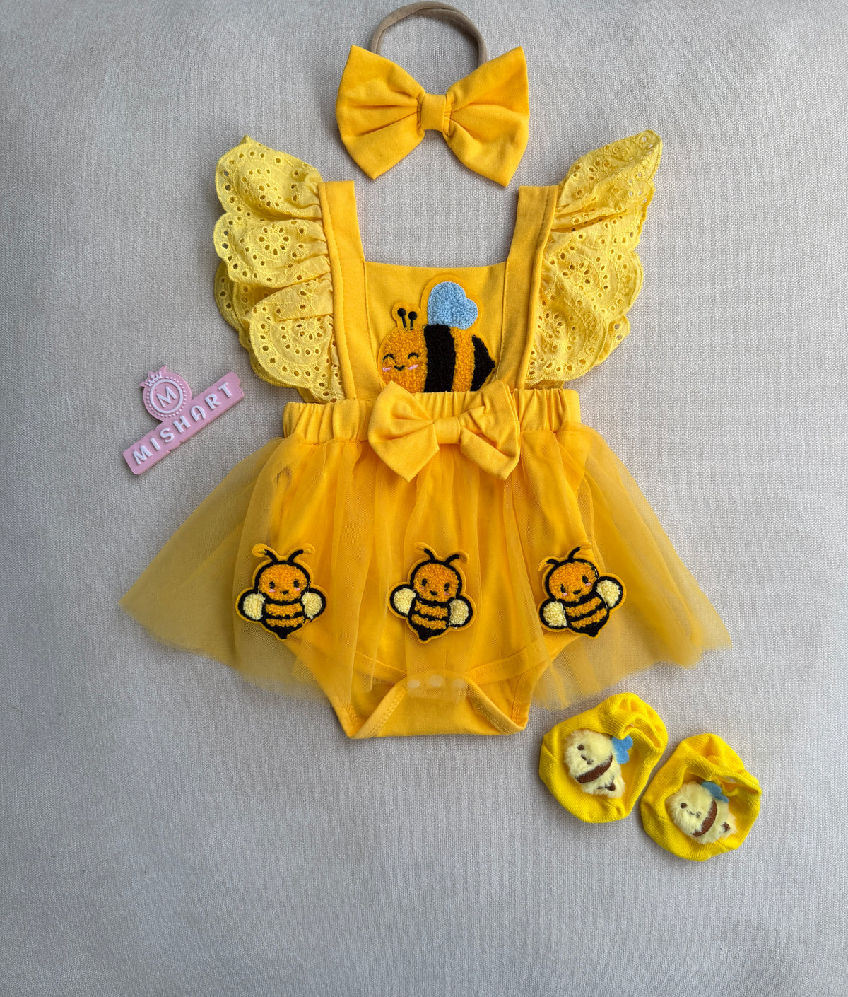 Bumble Bee Tutu Romper Set 💛🐝