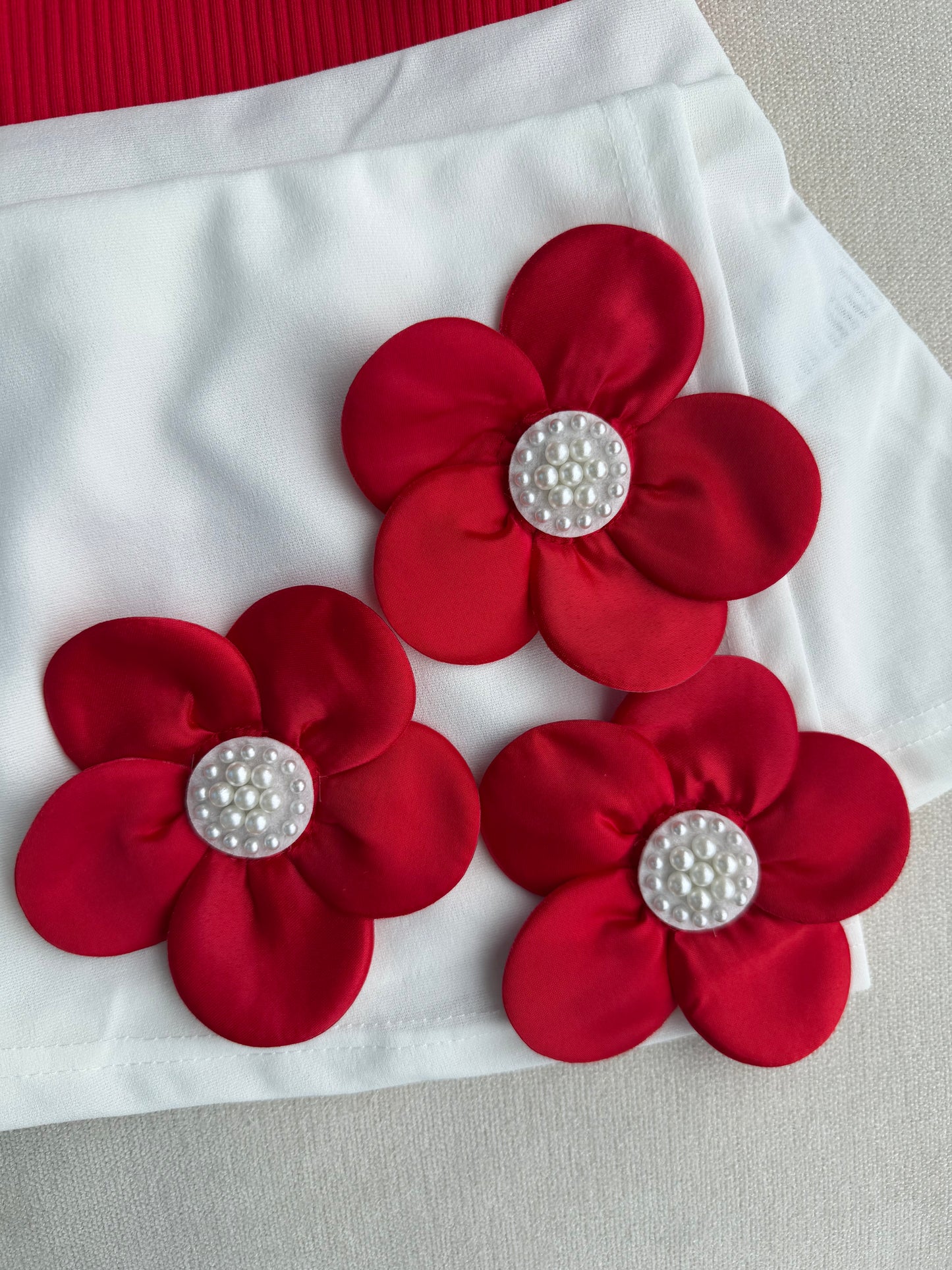 Flower skirt set