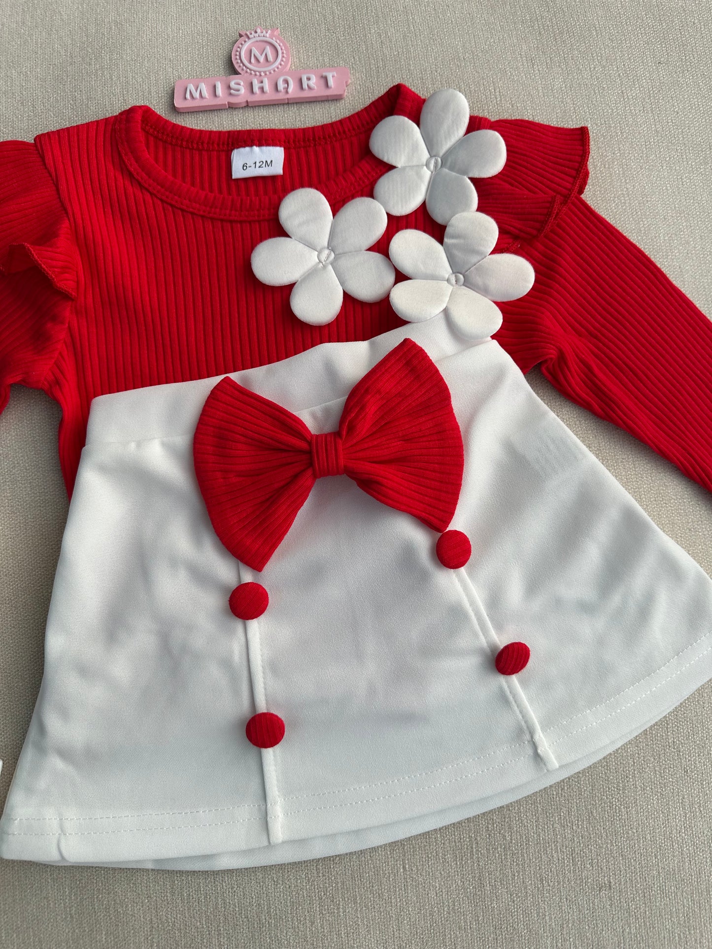 Top . Skirt & bag combo set