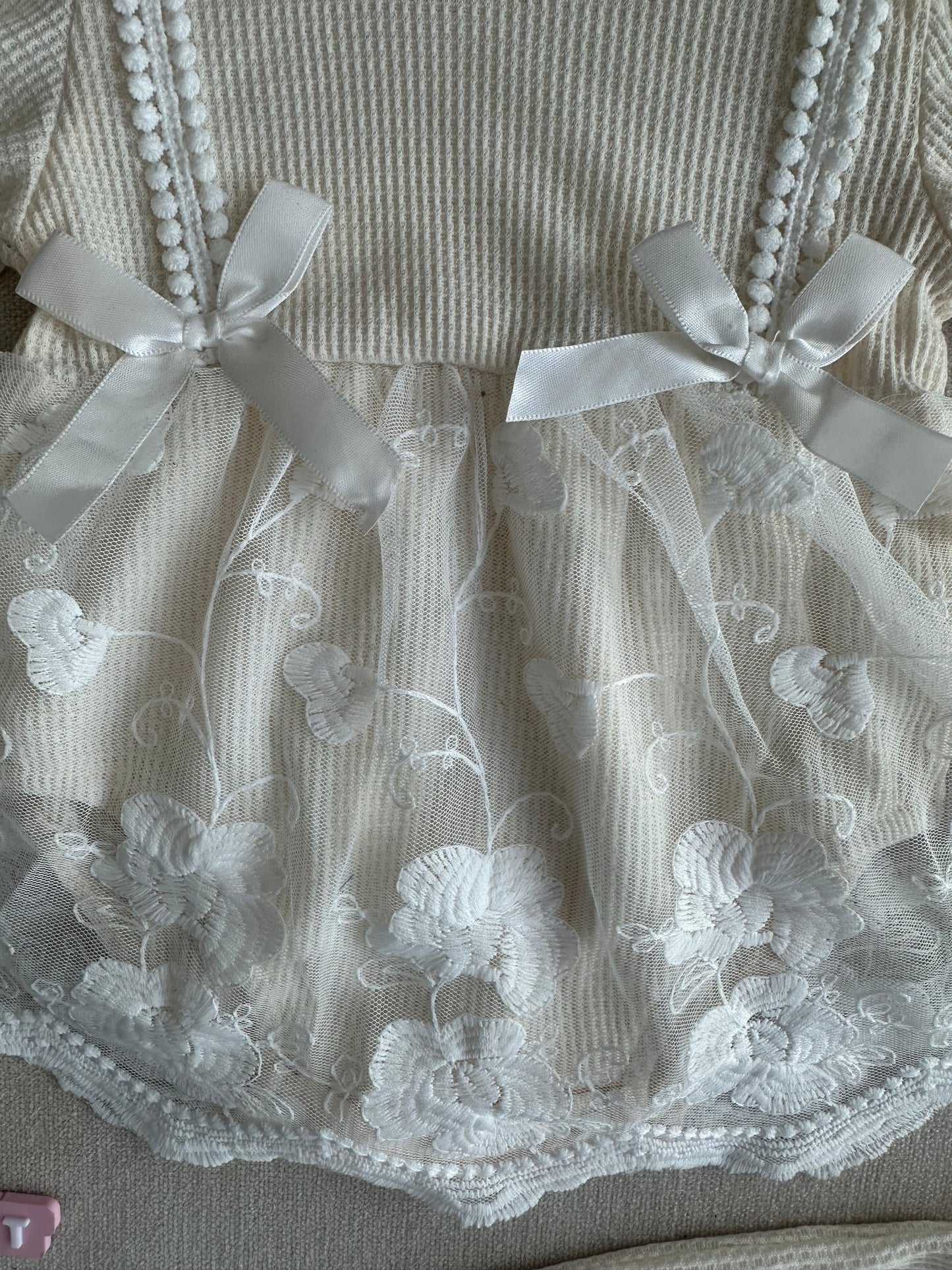 Waffle dress set