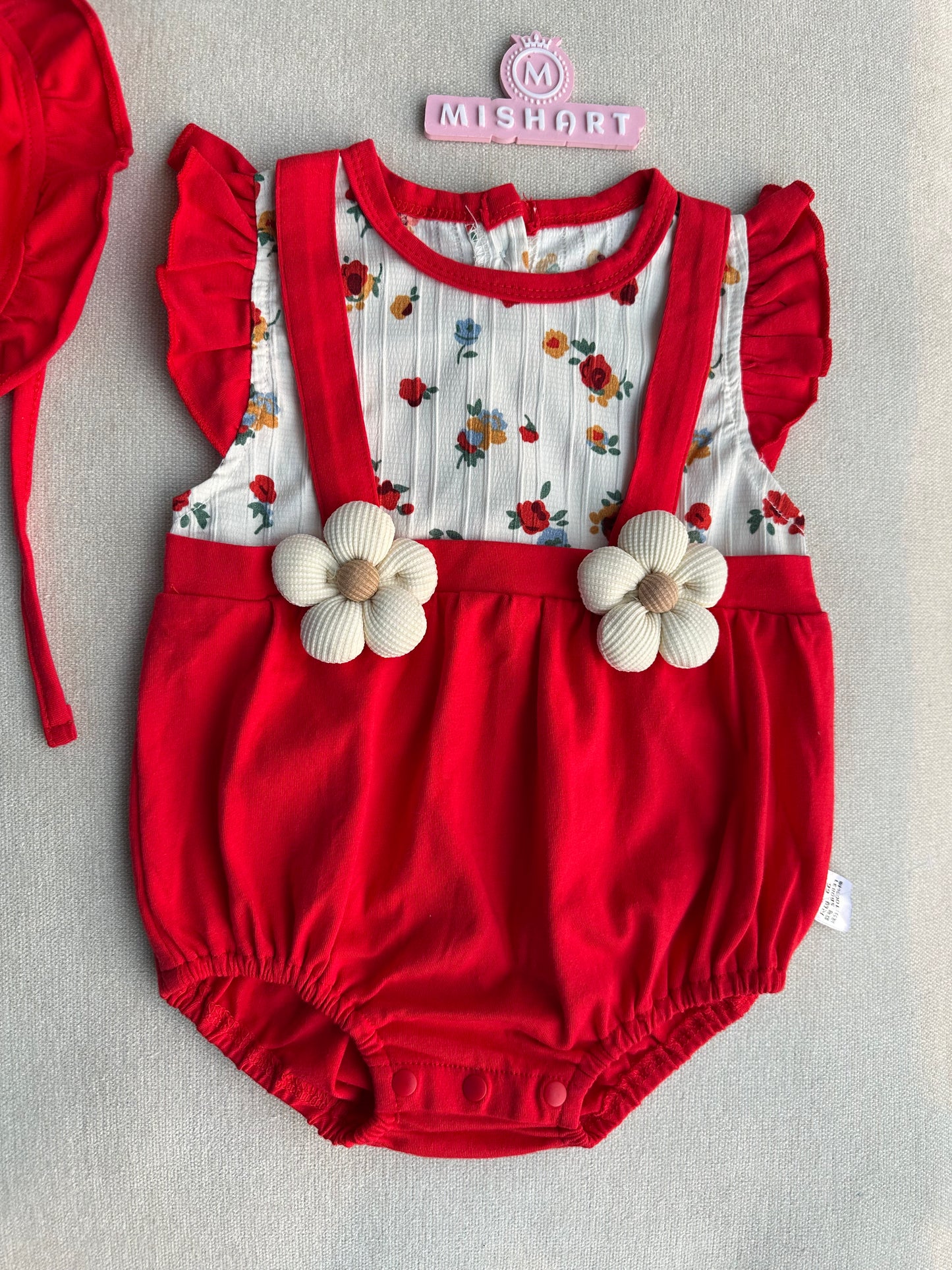 Cute floral romper set