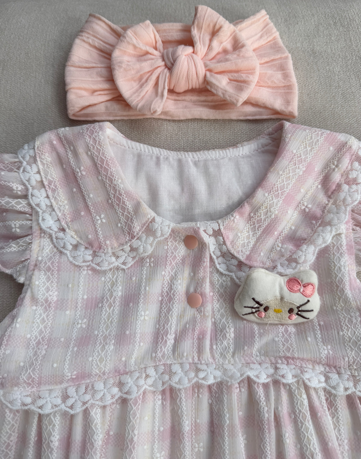 Sweet pink Hello Kitty Dress full set