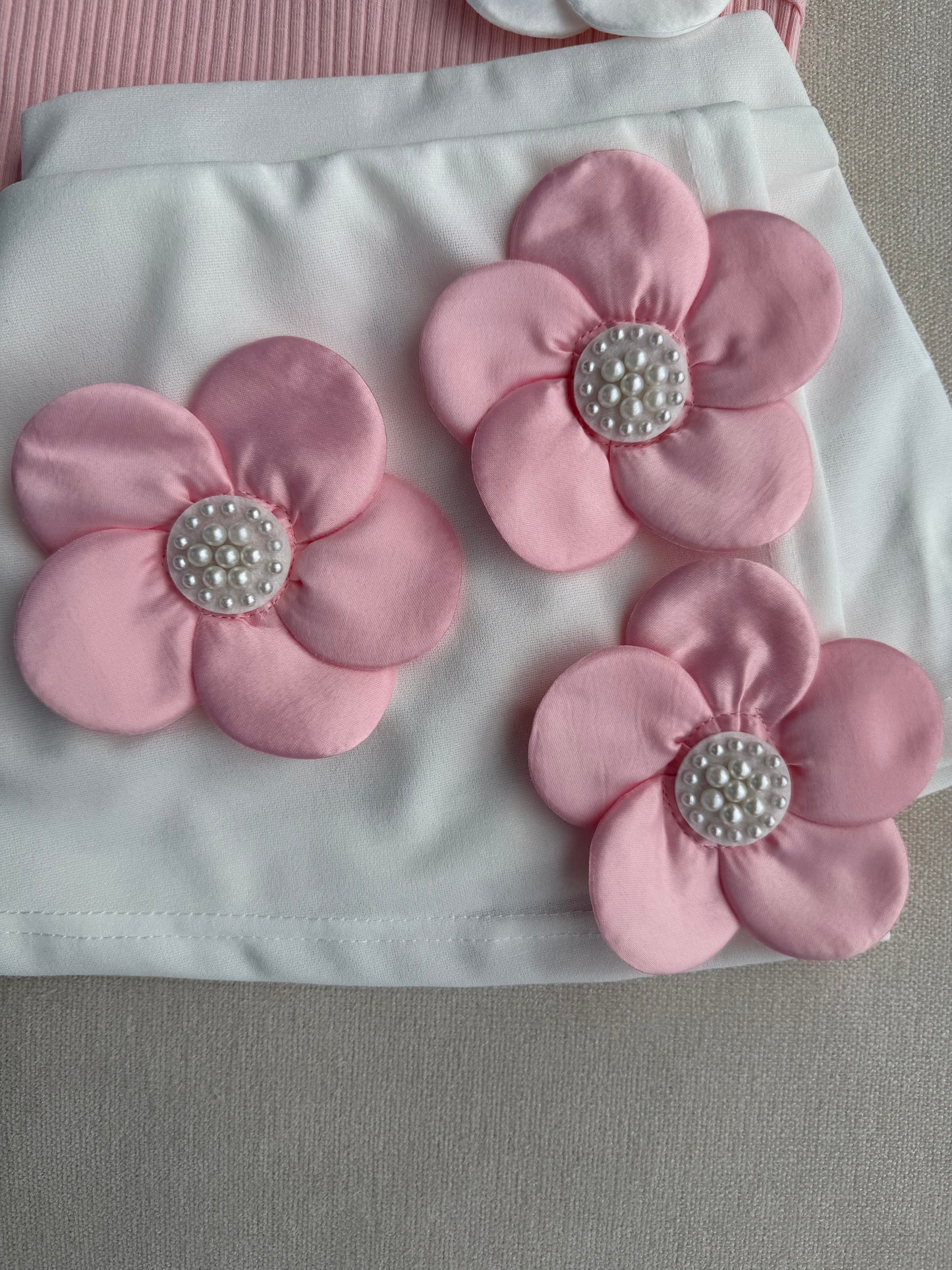 Flower skirt set