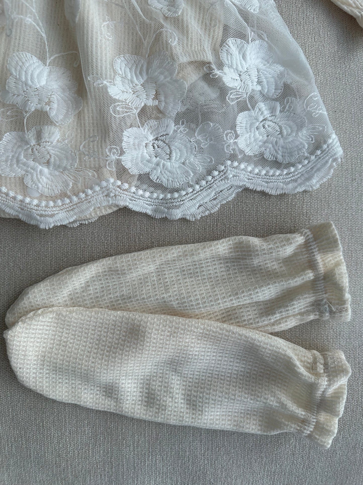 Waffle dress set
