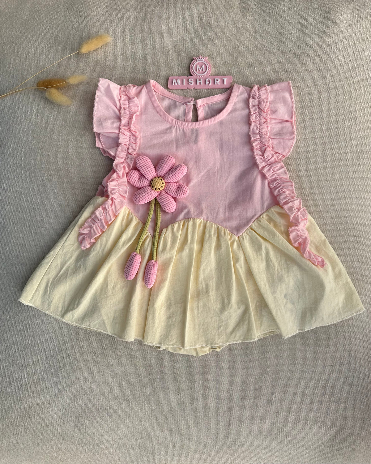 Pink flower dress