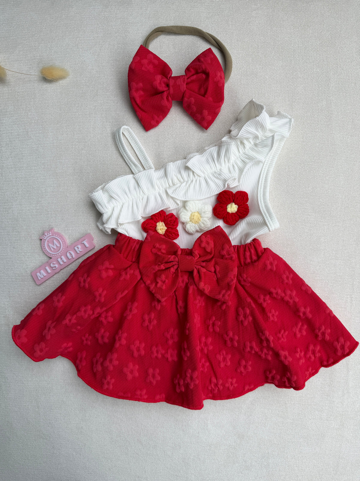 🌺Red Blossom romper Set ❤️