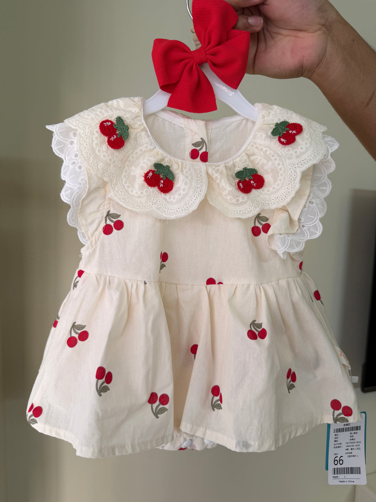 🍒 Cherry Blossom Dress Set ❤️🎀