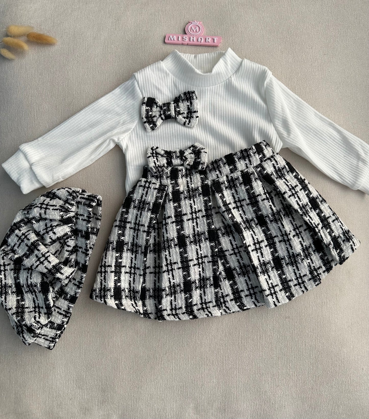Skirt hat & top set