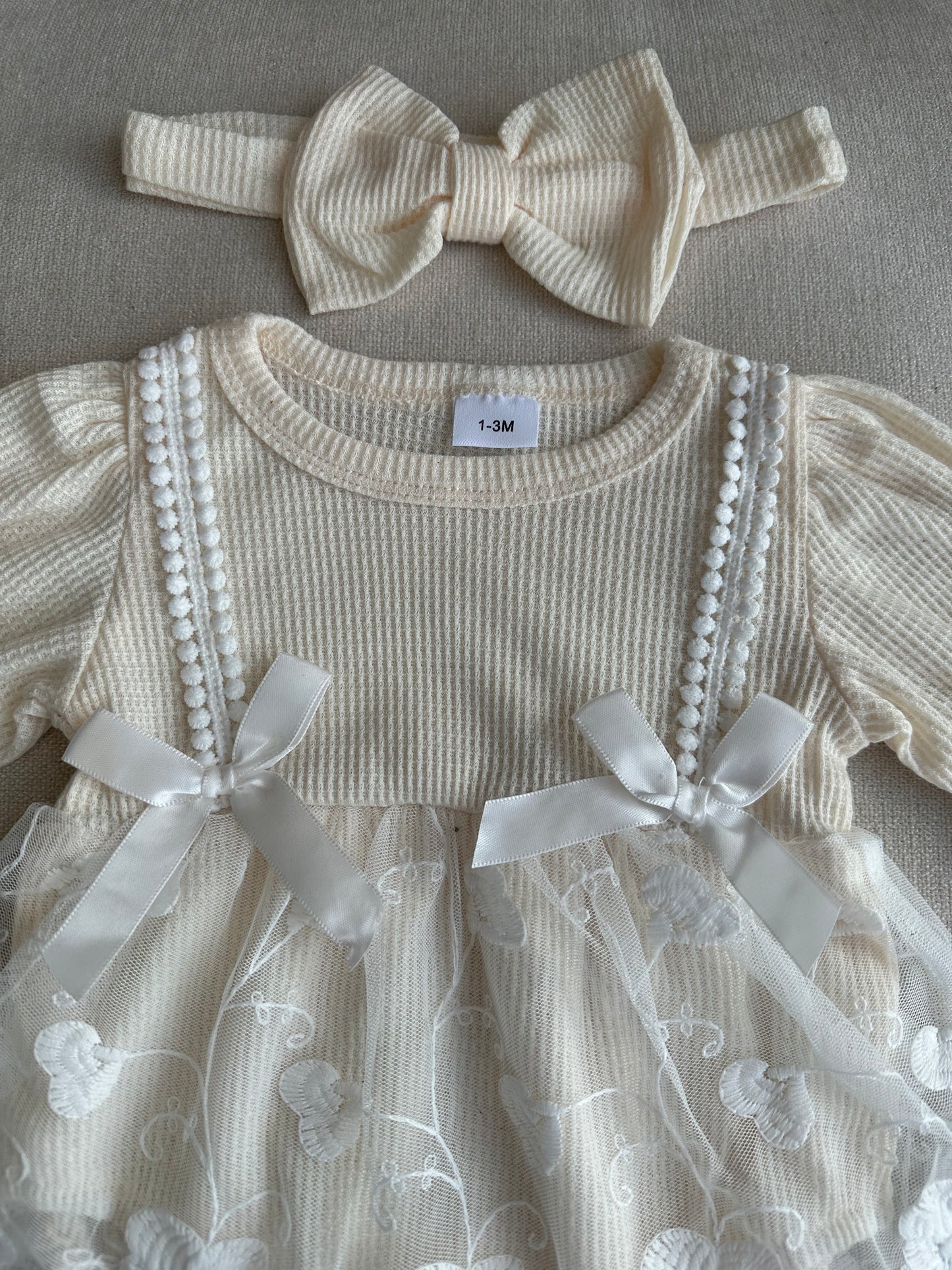 Waffle dress set