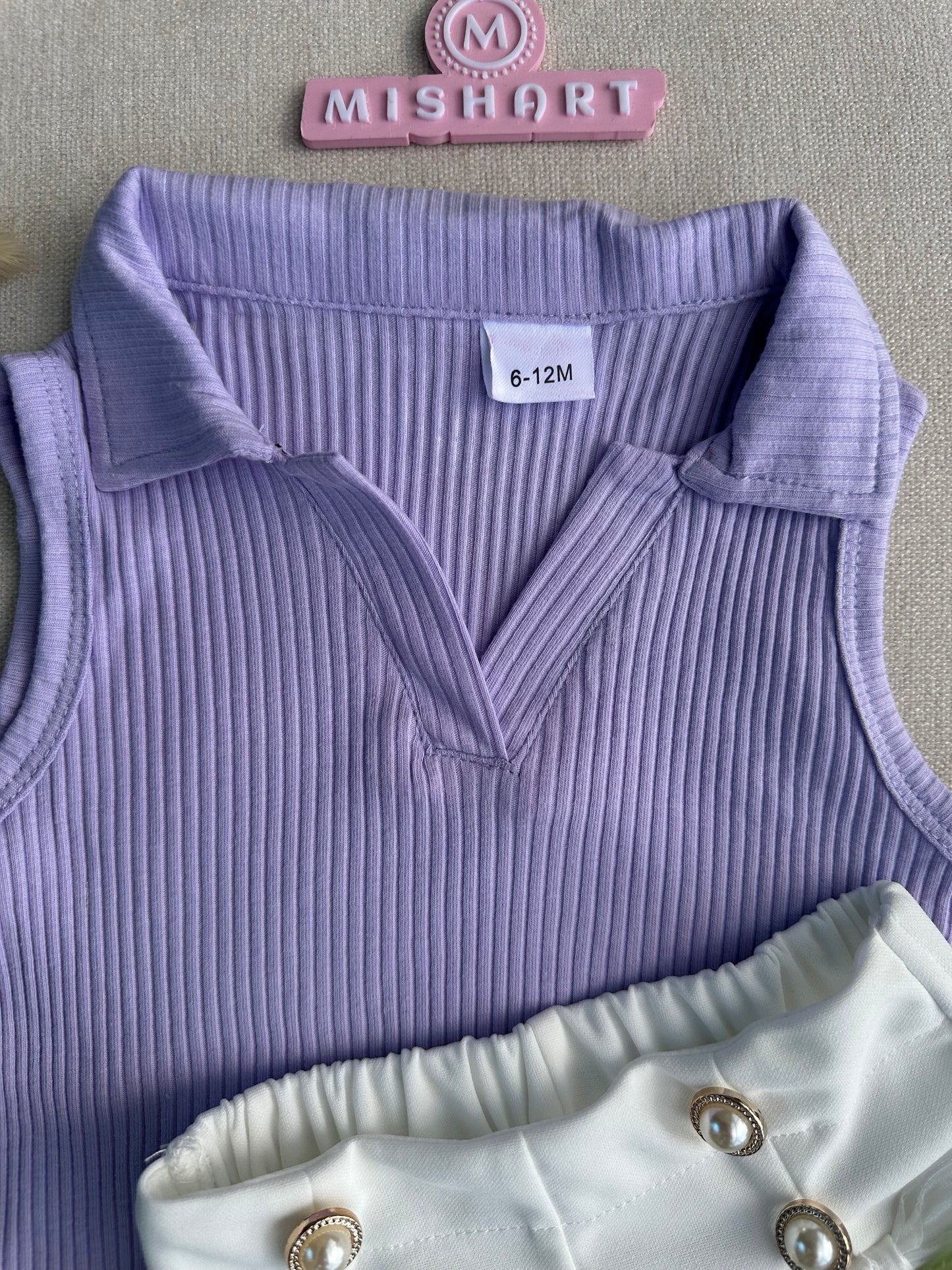 3D Tulip pant & sleeveless top set