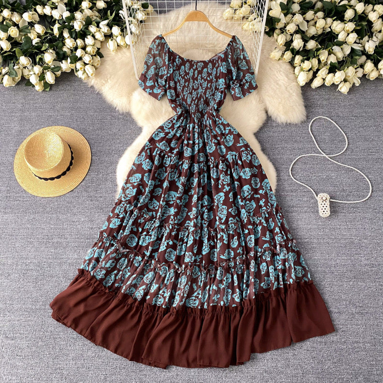 Floral gown for women