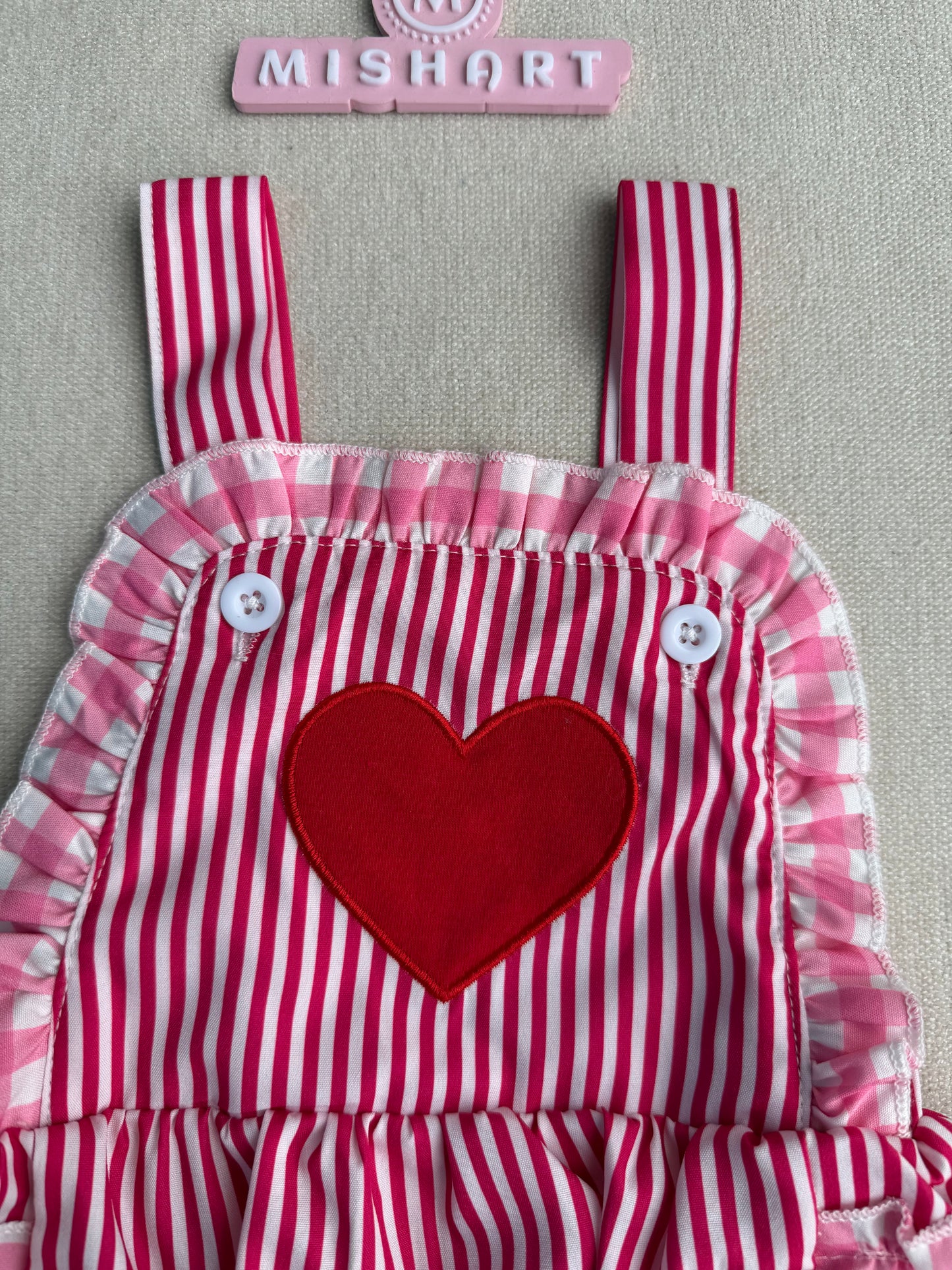 Sweetheart Stripe Romper