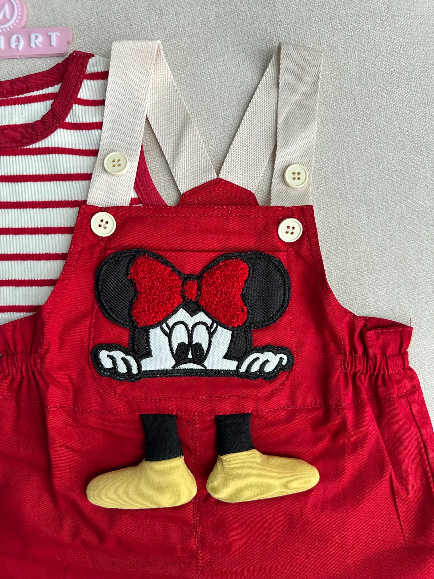 Sleeveless romper set